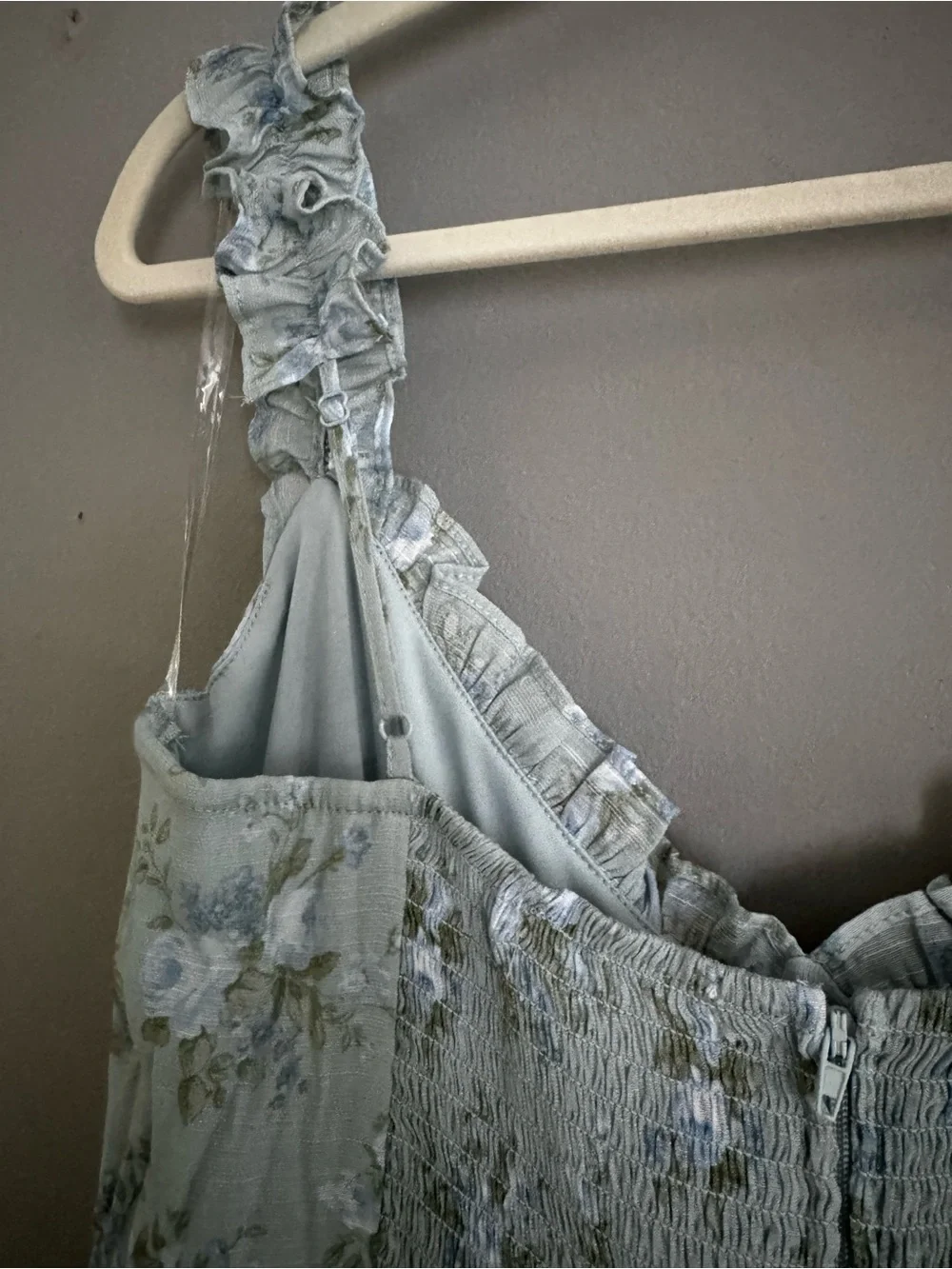 NWT Altar’d State Angelle textured Floral Tiered Maxi Dress - Picture 6 of 11